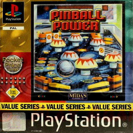 PlayStation Videospiel Pinball Power Hülle mit Anleitung und Disc