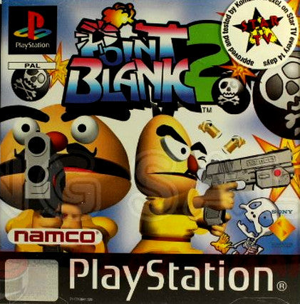 PlayStation Videospiel Point Blank 2 Hülle mit Anleitung und Disc
