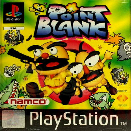 PlayStation Videospiel Point Blank Hülle mit Anleitung und Disc