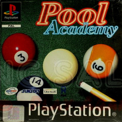 PlayStation Videospiel Pool Academy Hülle mit Anleitung und Disc