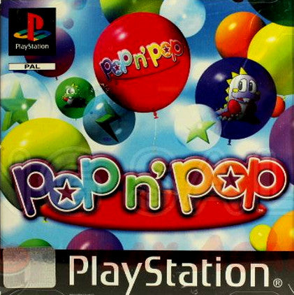 PlayStation Videospiel Pop n'Pop Hülle mit Anleitung und Disc