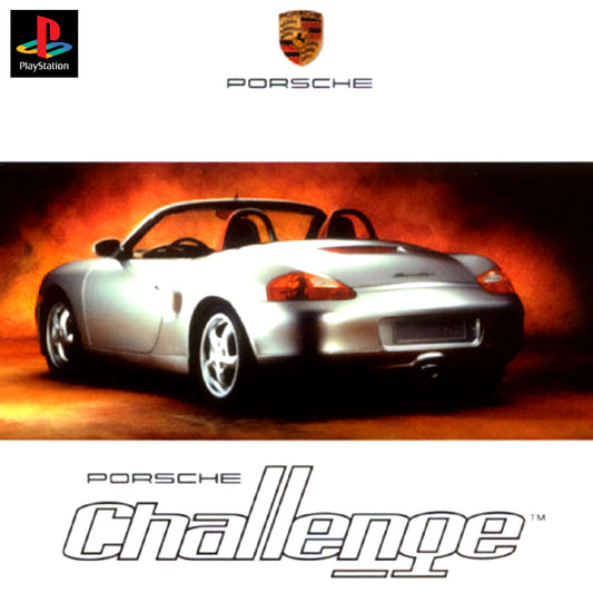 PlayStation Videospiel Porsche Challenge Hülle mit Anleitung und Disc