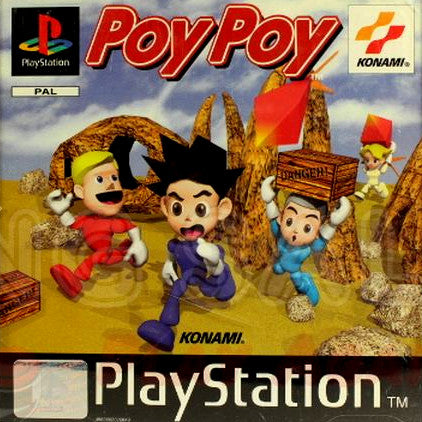 PlayStation Videospiel Poy Poy Hülle mit Anleitung und Disc