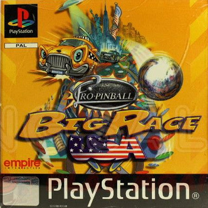 PlayStation Videospiel Pro Pinball USA Hülle mit Anleitung und Disc