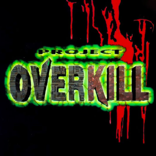 PlayStation 1 Videospiel Project Overkill Hülle mit Anleitung und Disc