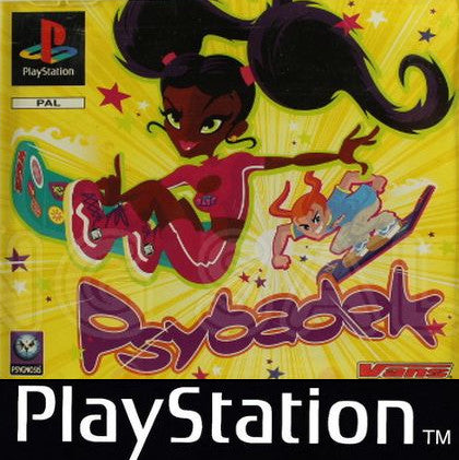 PlayStation Videospiel Psybadek Hülle mit Anleitung und Disc