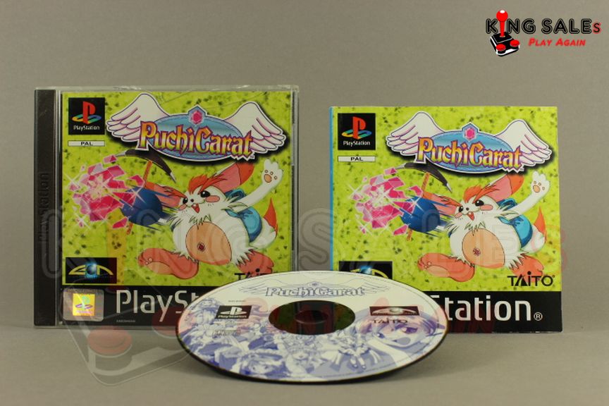 PlayStation Videospiel Puchi Carat Hülle mit Anleitung und Disc