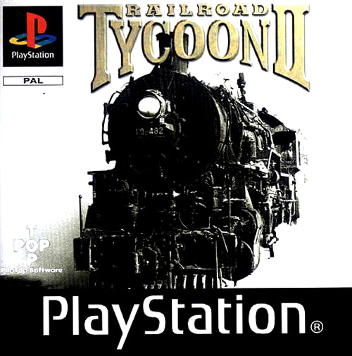 PlayStation Videospiel Railroad Tycoon Hülle mit Anleitung und Disc