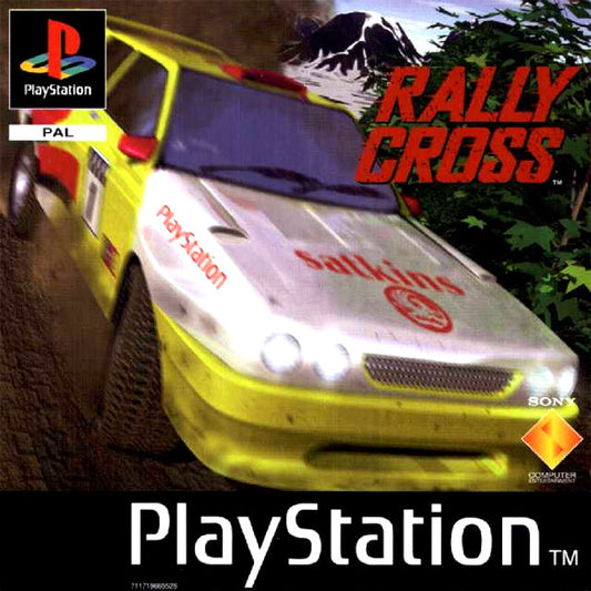 PlayStation Videospiel Rally Cross Hülle mit Anleitung und Disc