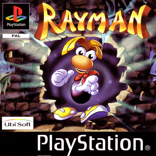PlayStation Videospiel Rayman Hülle mit Anleitung und Disc