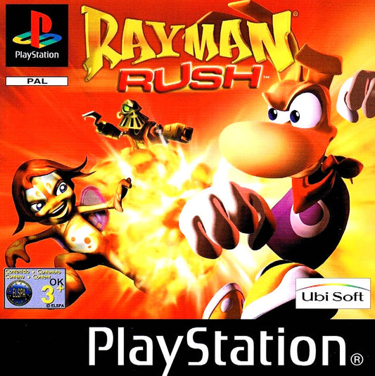 PlayStation Videospiel Rayman Rush Hülle mit Anleitung und Disc