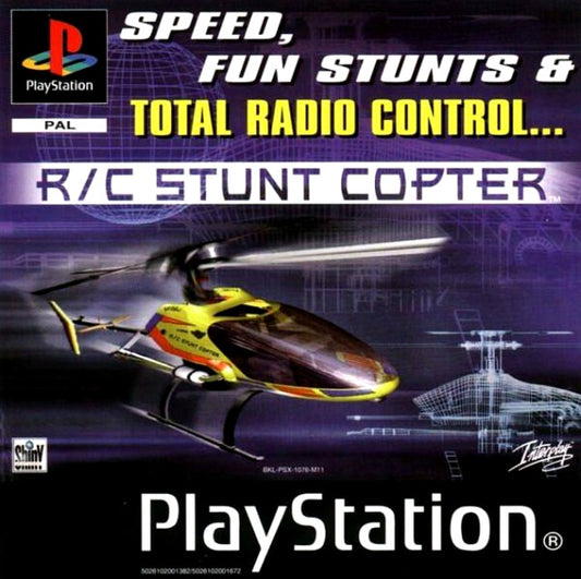 PlayStation Videospiel RC Stunt Copter Hülle mit Anleitung und Disc