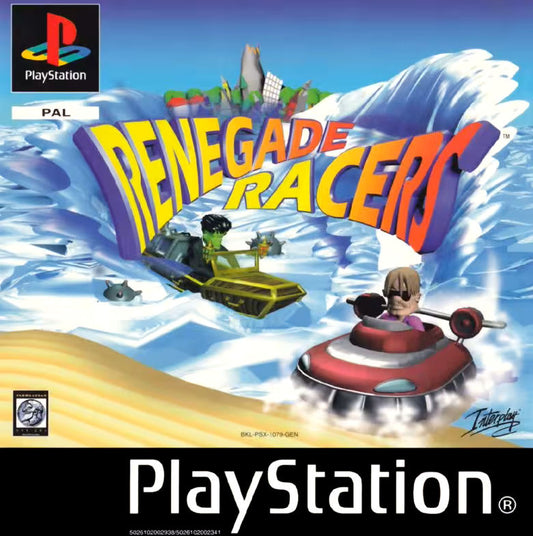 PlayStation Videospiel Renegade Racers Hülle mit Anleitung und Disc