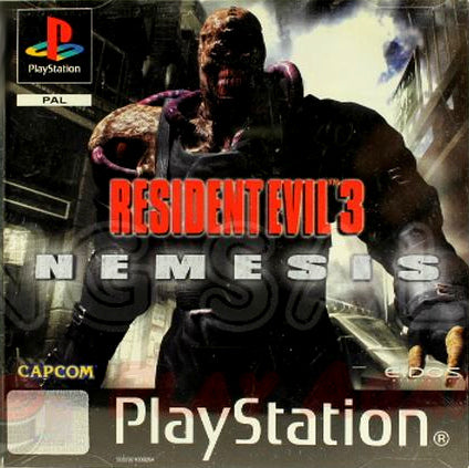 PlayStation Videospiel Resident Evil 3 Nemesis Hülle mit Anleitung und Disc