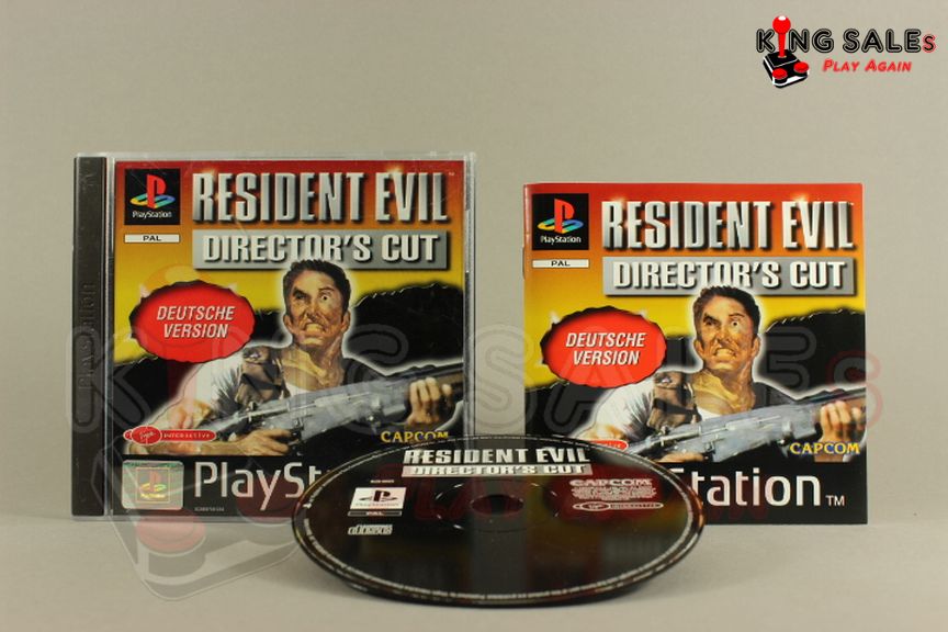 PlayStation Videospiel Resident Evil Directors Cut Hülle mit Anleitung und Disc