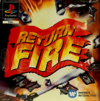 PlayStation Videospiel Return Fire Hülle mit Anleitung und Disc