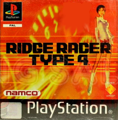 PlayStation Videospiel Ridge Racer Type 4 Hülle mit Anleitung und Disc