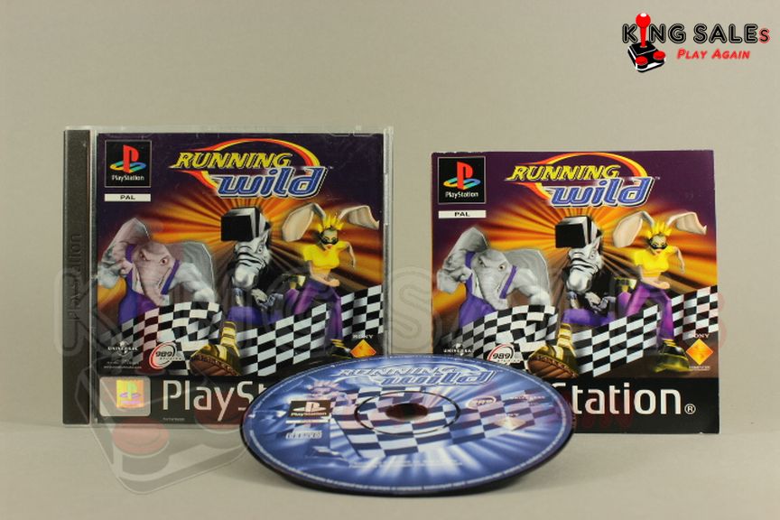 PlayStation Videospiel Running Wilds Hülle mit Anleitung und Disc