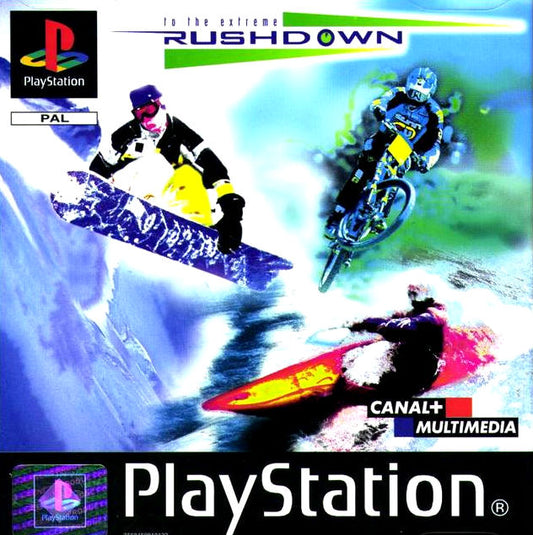 PlayStation Videospiel Rushdown Hülle mit Anleitung und Disc