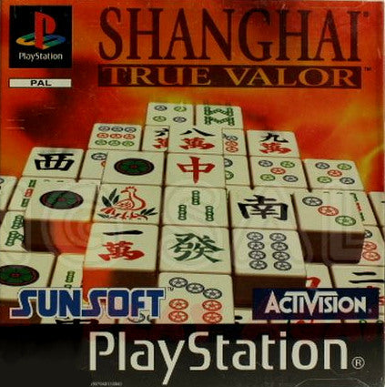 PlayStation Videospiel Shanghai True Valor Hülle mit Anleitung und Disc