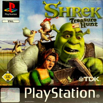 PlayStation Videospiel Shrek Treasure Hunt Hülle mit Anleitung und Disc
