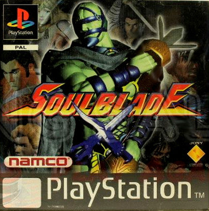 PlayStation Videospiel Soulblade Hülle mit Anleitung und Disc