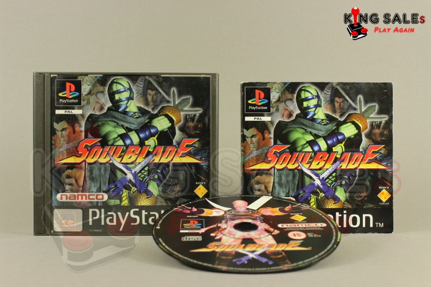 PlayStation Videospiel Soulblade Hülle mit Anleitung und Disc