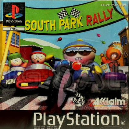 PlayStation Videospiel South Park Rally Hülle mit Anleitung und Disc