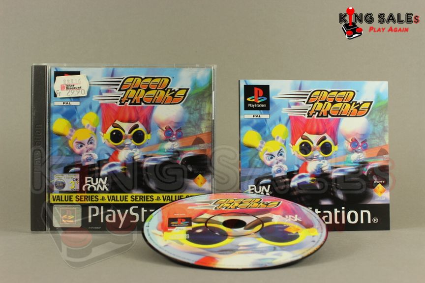 PlayStation Videospiel Speed Freaks Value Series Hülle mit Anleitung und Disc
