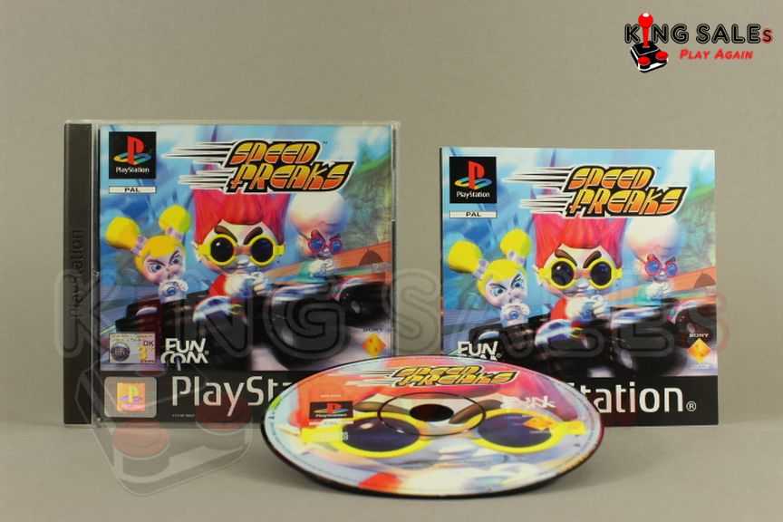 PlayStation Videospiel Speed Freaks Hülle mit Anleitung und Disc