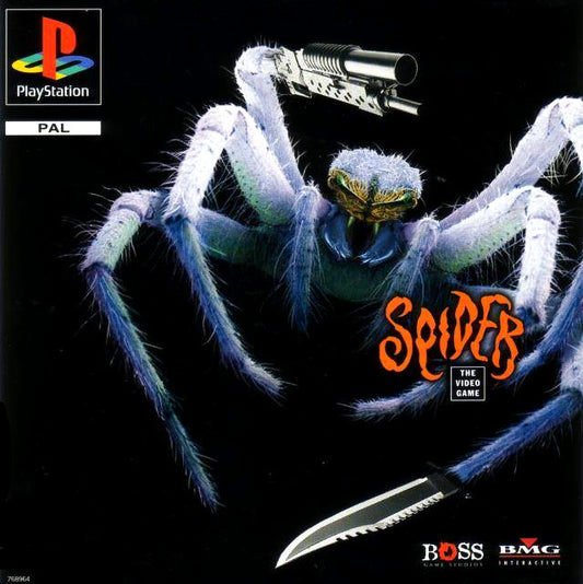 PlayStation Videospiel Spider The Videogame Hülle mit Anleitung und Disc