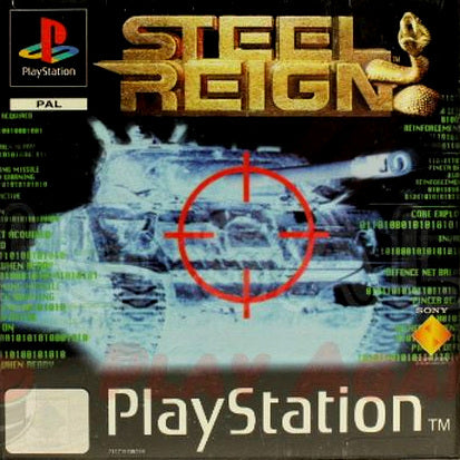 PlayStation Videospiel Steel Reign Hülle mit Anleitung und Disc