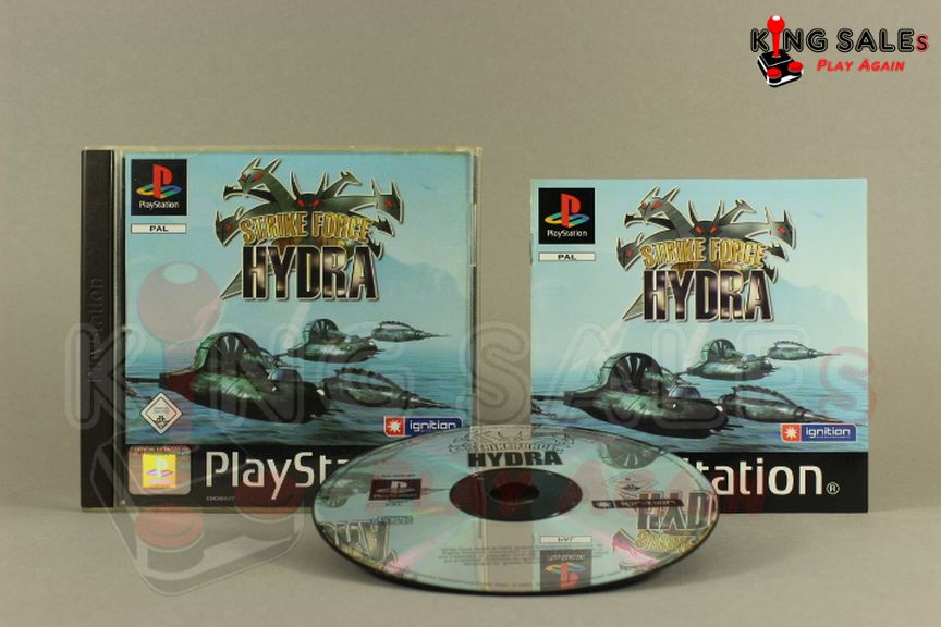 PlayStation Videospiel Strike Force Hydra Hülle mit Anleitung und Disc