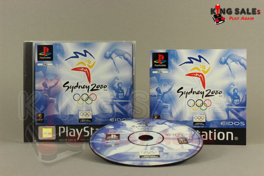 PlayStation Videospiel Sydney 2000 Hülle mit Anleitung und Disc