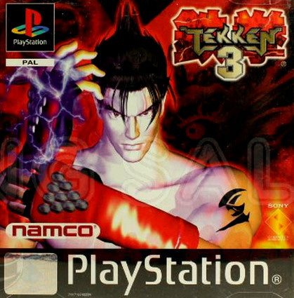 PlayStation Videospiel Tekken 3 Hülle mit Anleitung und Disc