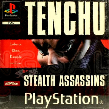 PlayStation Videospiel TEnchu Stealth Assassins Hülle mit Anleitung und Disc