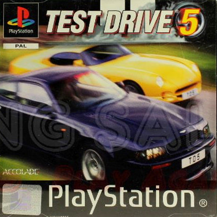 PlayStation Videospiel Test Drive 5 Hülle mit Anleitung und Disc