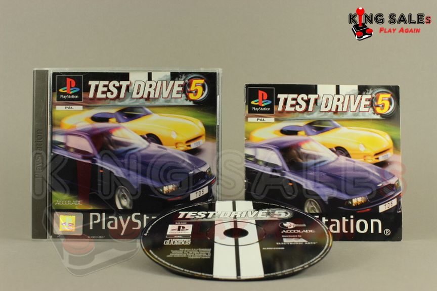 PlayStation Videospiel Test Drive 5 Hülle mit Anleitung und Disc