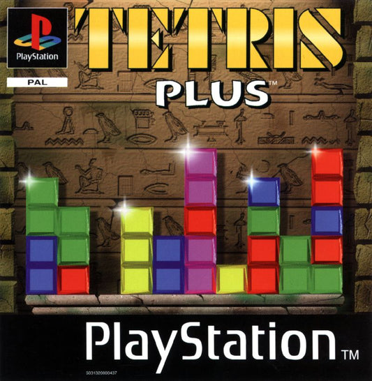 PlayStation Videospiel Tetris Plus Hülle mit Anleitung und Disc
