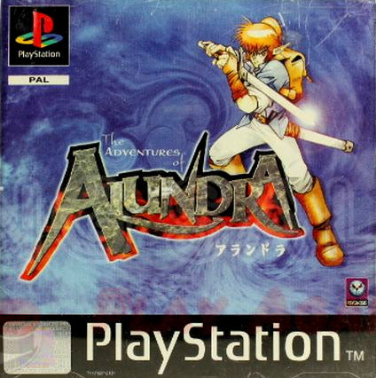PlayStation Videospiel The Adventure of Alundra Hülle mit Anleitung und Disc