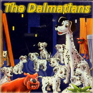 PlayStation Videospiel The Dalmatians Hülle mit Anleitung und Disc