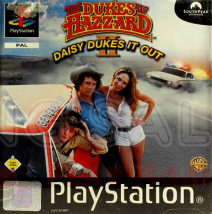 PlayStation Videospiel The Dukes of Hazzard 2 Hülle mit Anleitung und Disc