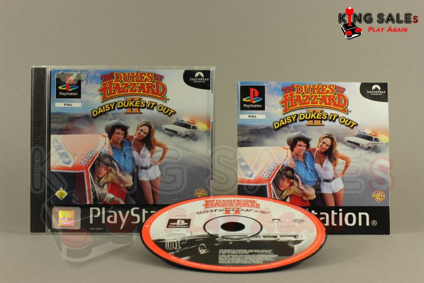 PlayStation Videospiel The Dukes of Hazzard 2 Hülle mit Anleitung und Disc