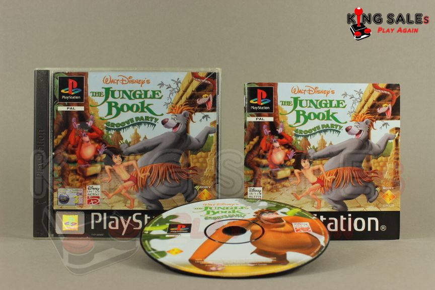 PlayStation Videospiel The Jungle Book Groove Party Hülle mit Anleitung und Disc