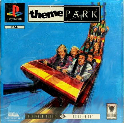PlayStation Videospiel Theme Park Hülle mit Anleitung und Disc