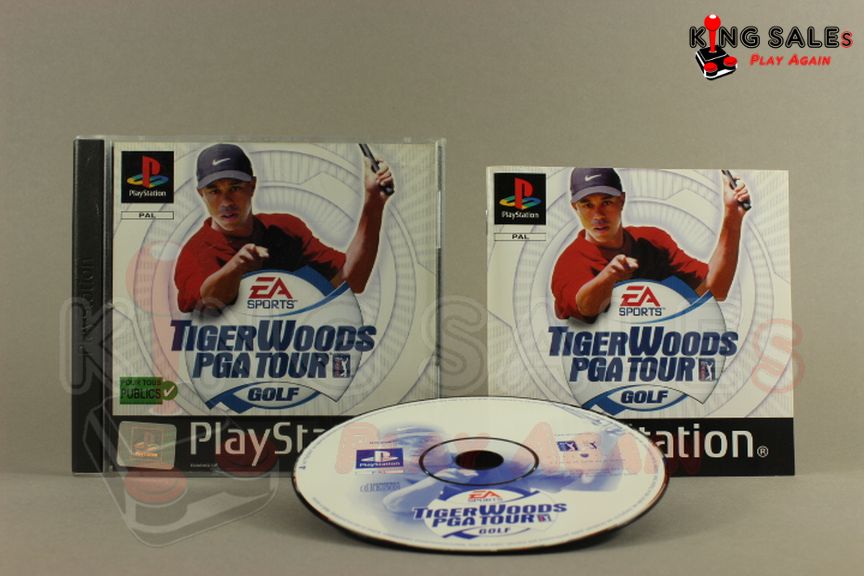 PlayStation Videospiel Tiger Woods PGA Tour Golf Hülle mit Anleitung und Disc