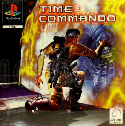 PlayStation Videospiel Time Commando Hülle mit Anleitung und Disc