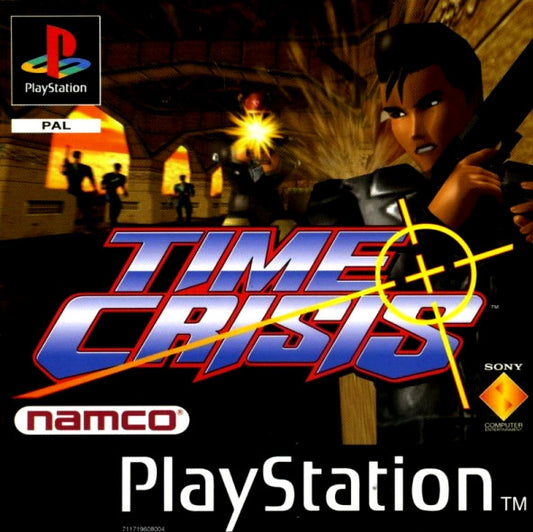PlayStation Videospiel Time Crisis Hülle mit Anleitung und Disc