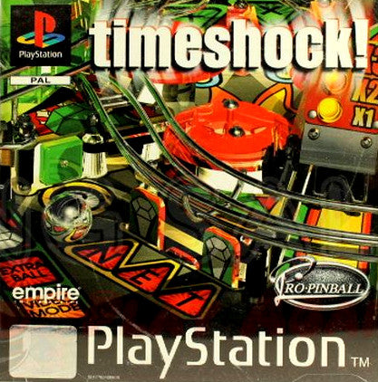 PlayStation Videospiel Timeshock Hülle mit Anleitung und Disc
