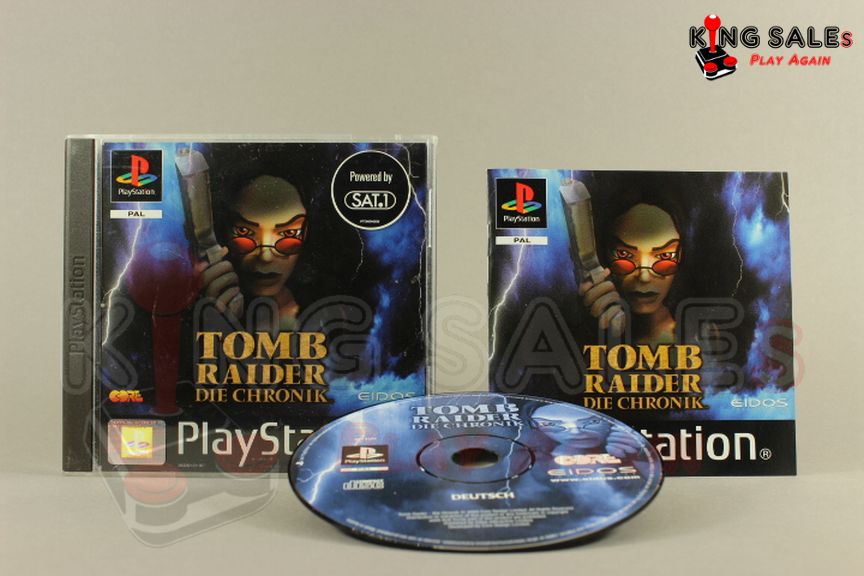 PlayStation Videospiel Tomb Raider Die Chronik Hülle mit Anleitung und Disc